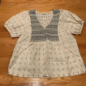 Madewell Embroidered Shirt NWT
